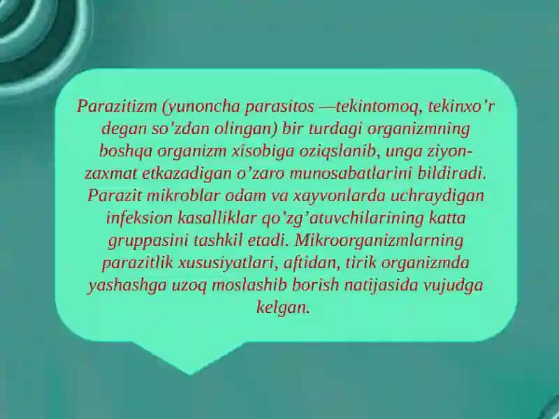 Infeksiyahaqidata’limotpatogenlikvavirulentliko’rganishusullari 2