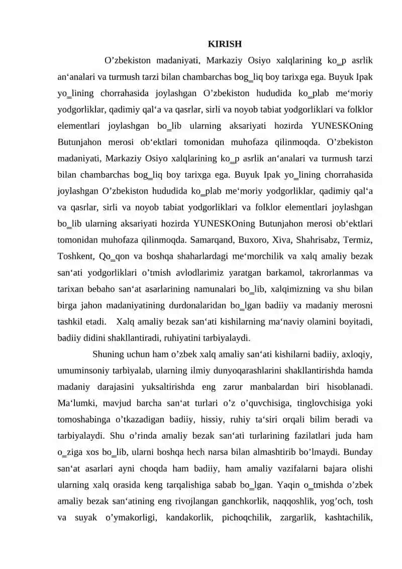 AMALIY SAN'AT MASHG'ULOTLARINI O'TKAZISH METODLARI 2