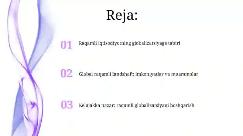 Raqamli iqtisodiyotning globallashuvga ta’siri 2