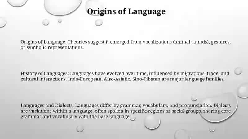 Til tarixi. Tillar va dialektlar 2