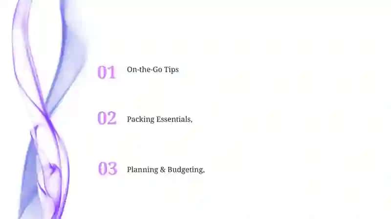 Travel tips 2