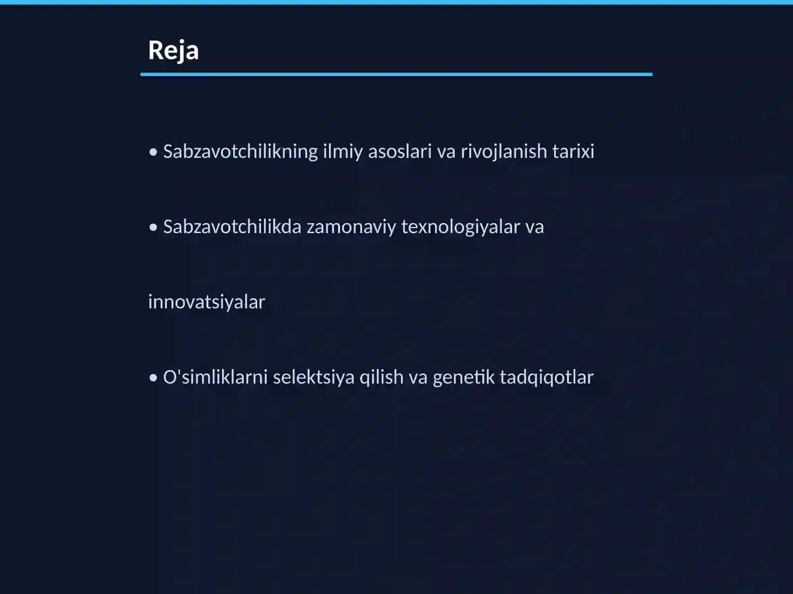 Sabzavotchilik ilmiy asoslarining rivojlanishi 2