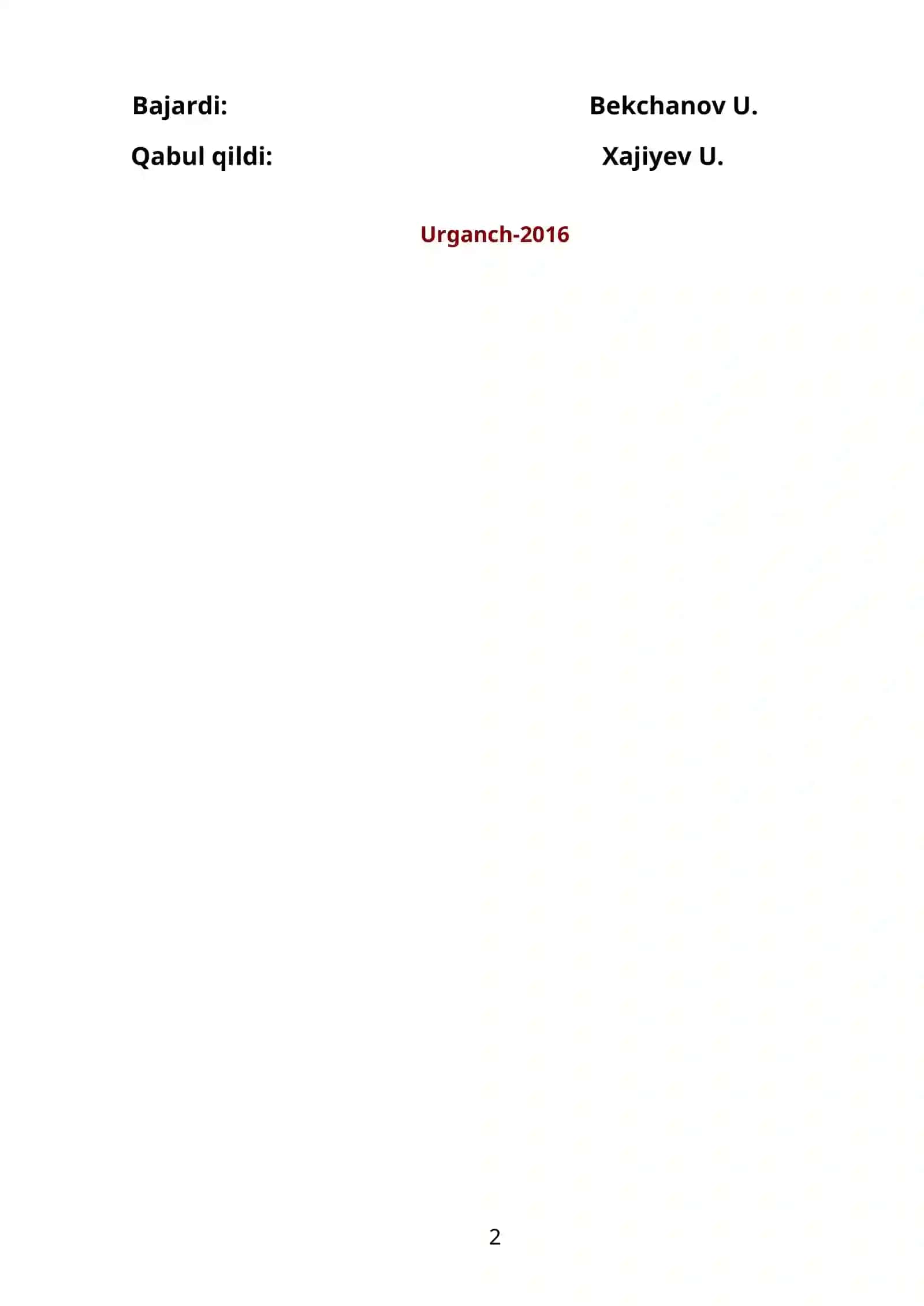 O’ZBEKISTON RESPUBLIKASIDA FUQAROLARNING TENG HUQUQLILIGI 2
