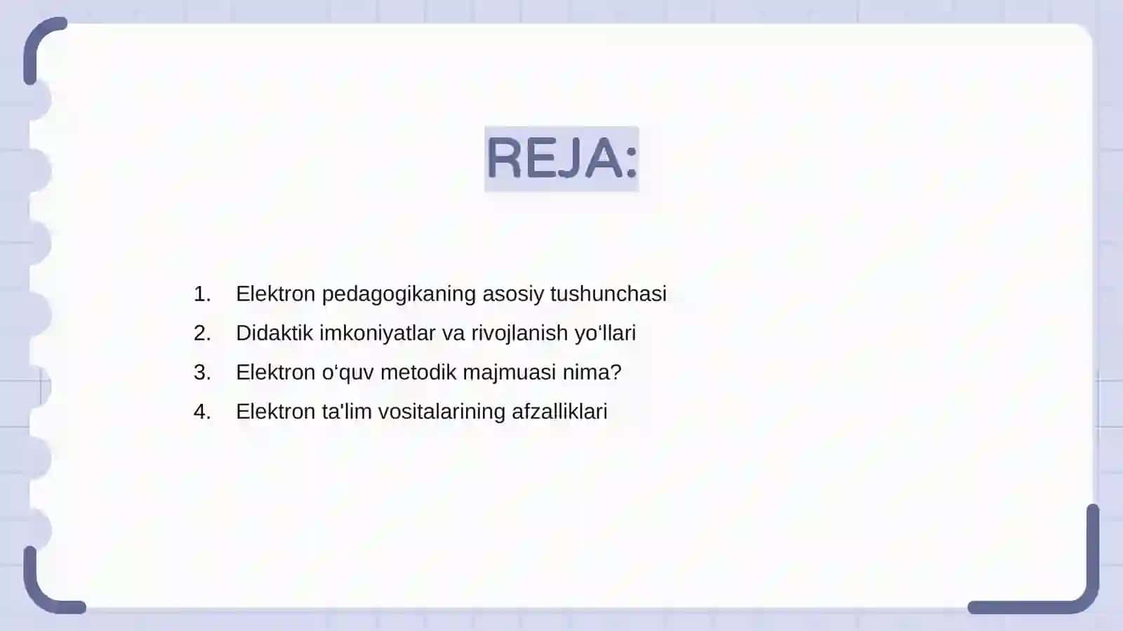 Elektron pedagogikaning didaktik imkoniyatlari 2