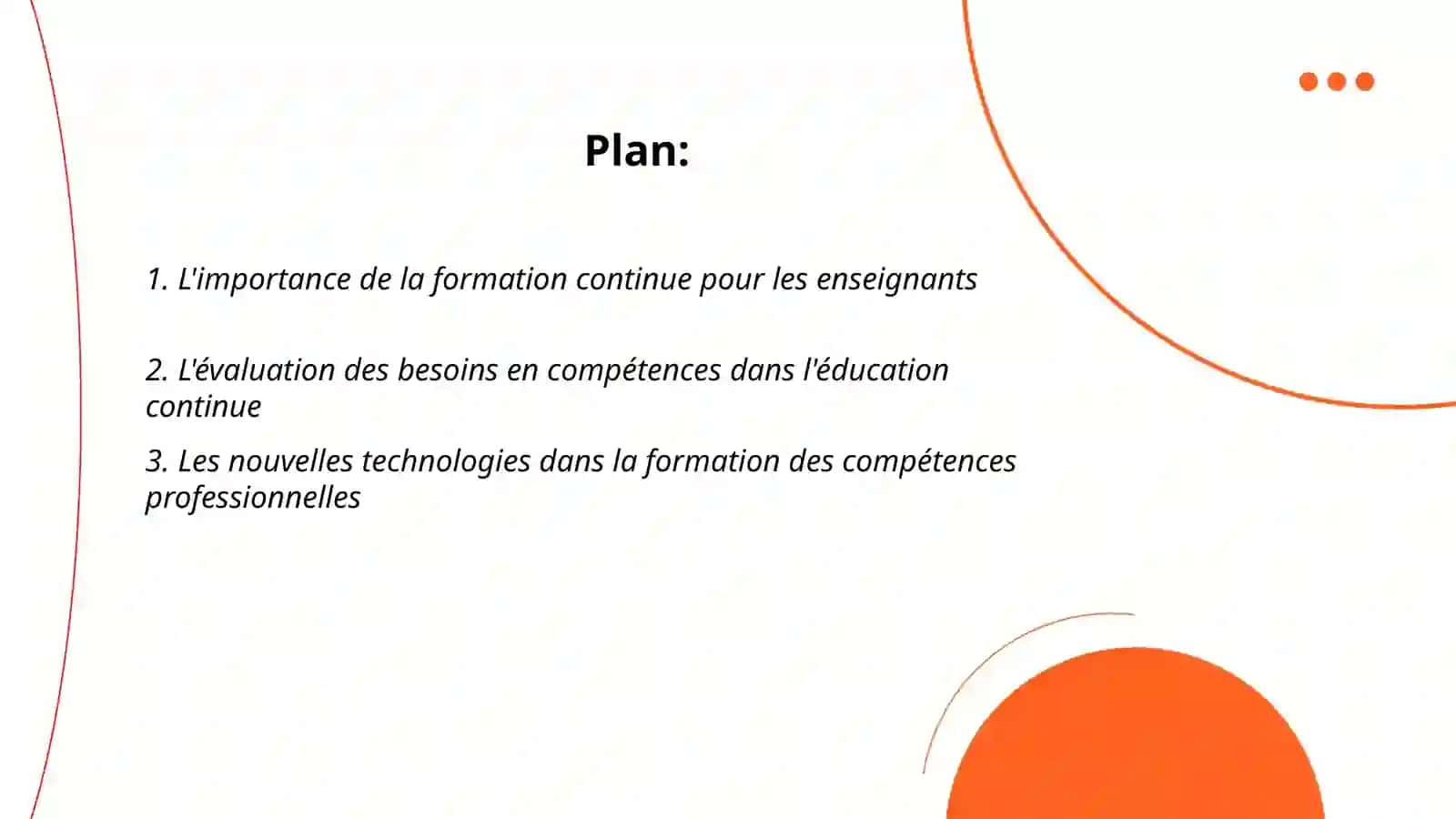 La formation des compétences professionnelles dans l'éducation continue 2