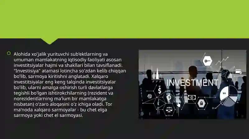 Xalqaro portfelli investitsiyalarini boshqarishning zamonaviy yo'llari 2