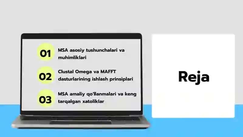 Multiple Sequence Alignment (MSA) usullari va dasturlari 2