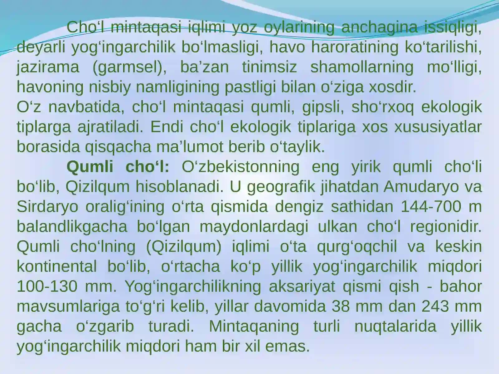 Cho‘l Zonasi Dorivor O‘simliklari 2