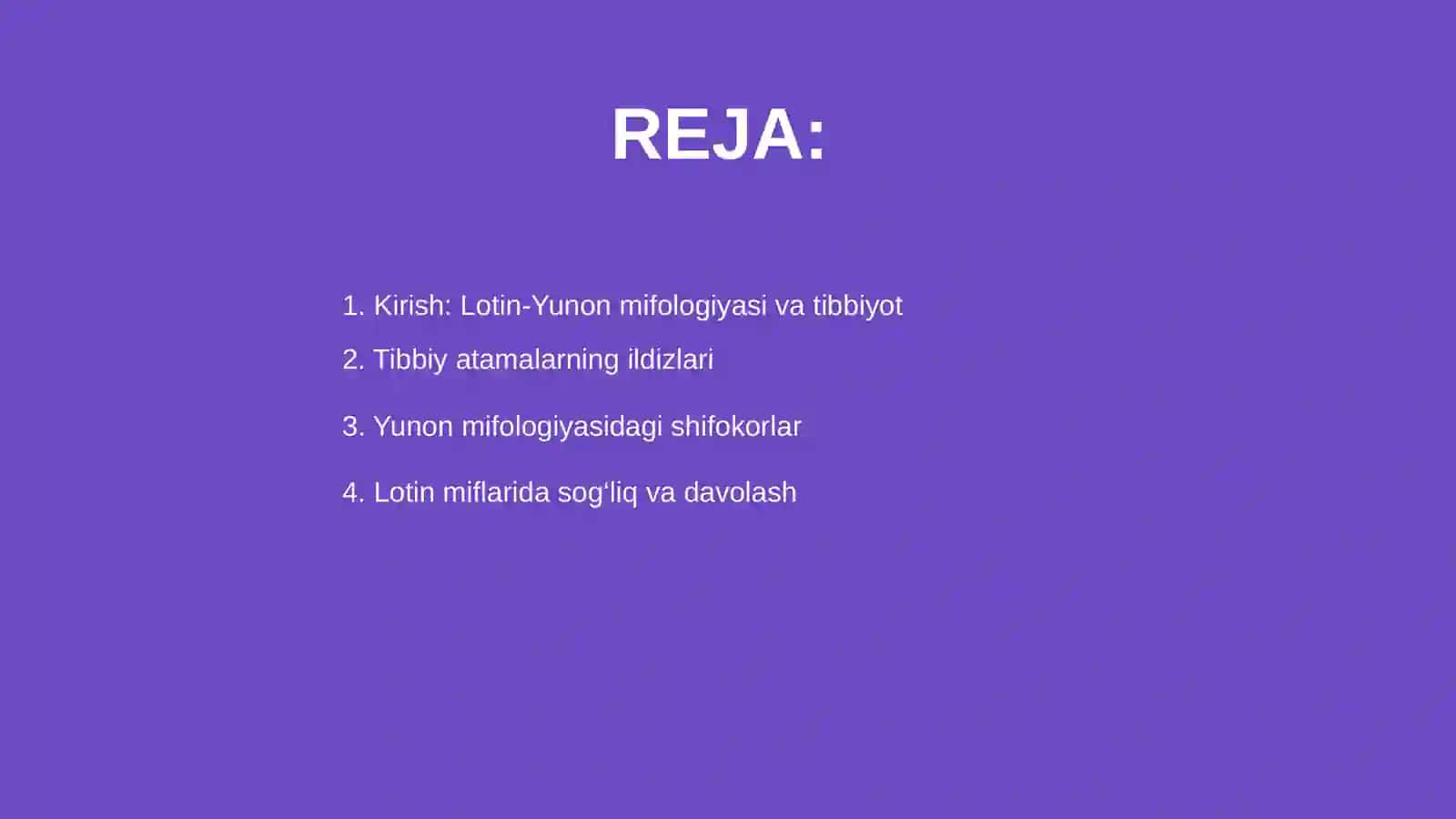Tibbiyotda lotin yunon mifologiyalari 2