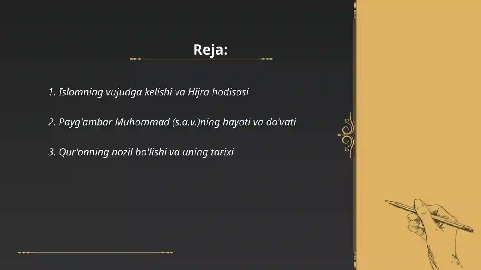 Islom dini tarixi va mohiyati 2
