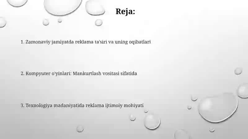 Zamonaviy jamiyatda reklama ta'siri va uning oqibatlari 2
