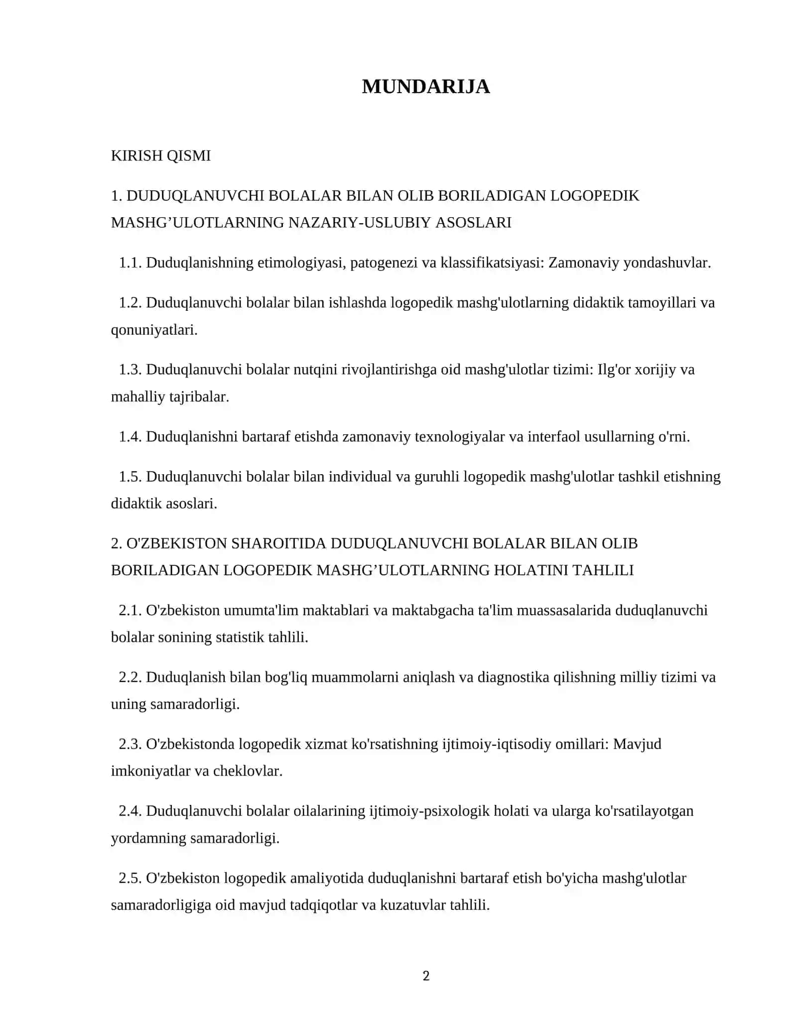 Duduqlanuvchi bolalar bilan olib boriladigan logopedik mashg’ulotlarning didaktik asoslari 2