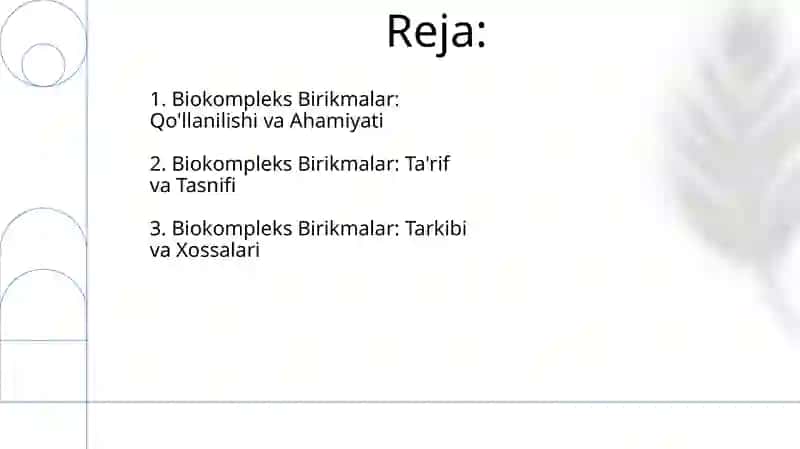 Biokompleks Birikmalar 2