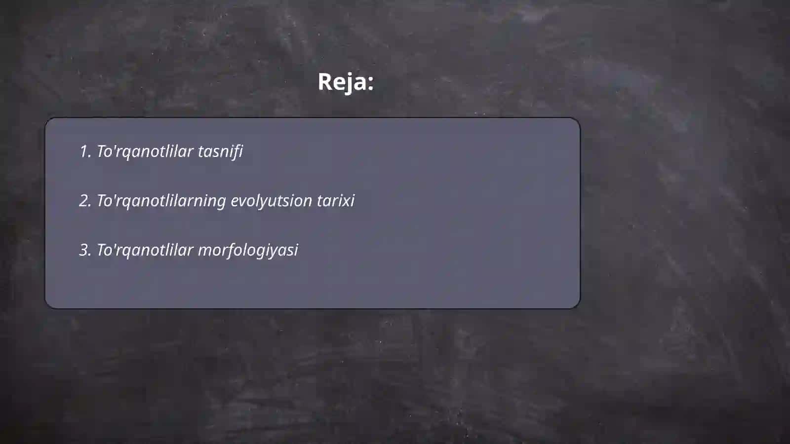 To'rqanotlilar turkumi 2