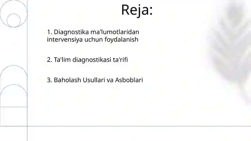 Pedagogik diagnostika mavzusi 2