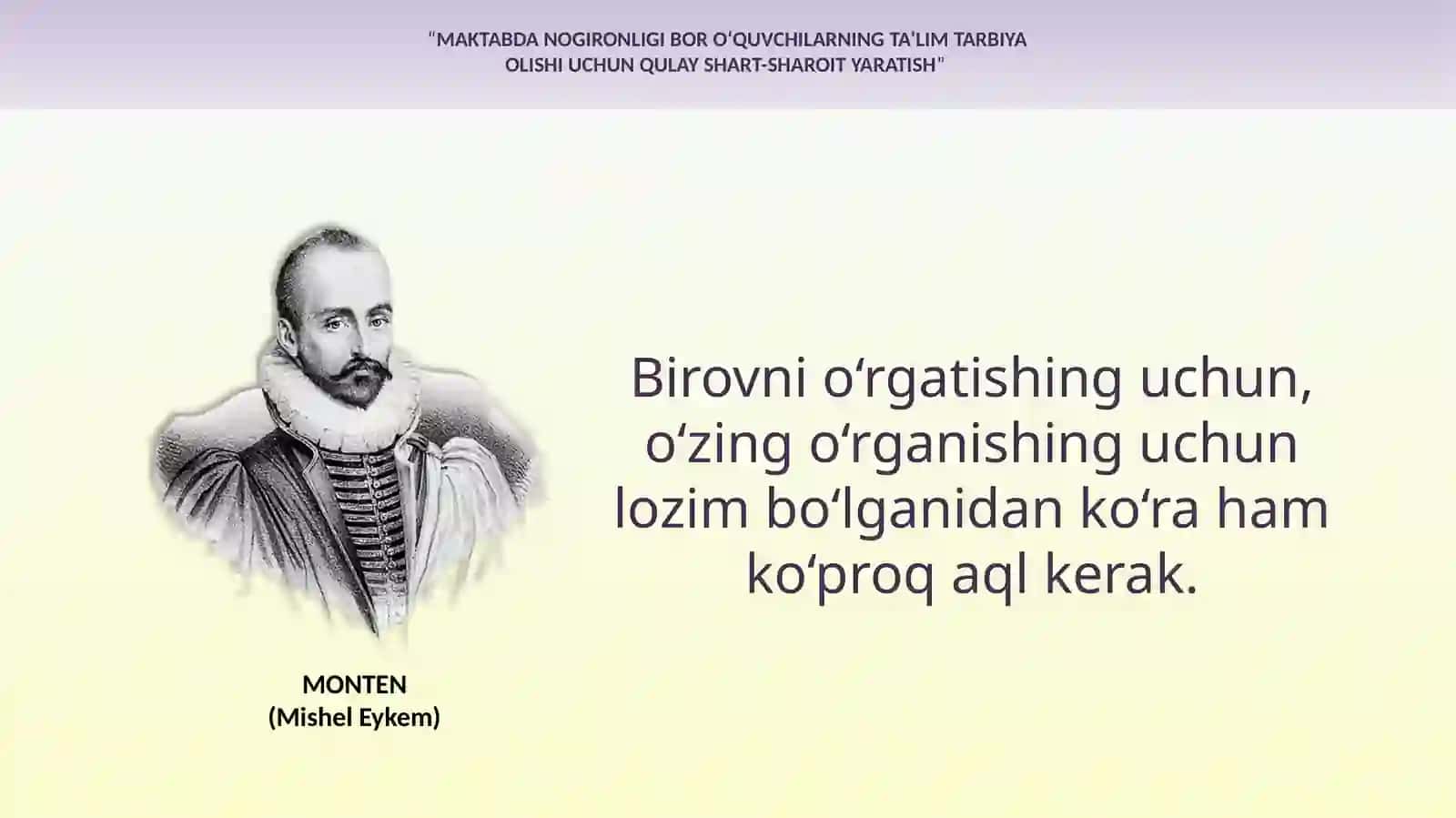 MAKTABDA NOGIRONLIGI BOR O‘QUVCHILARNING TA’LIM TARBIYA OLISHI UCHUN QULAY SHART-SHAROIT YARATISH 2