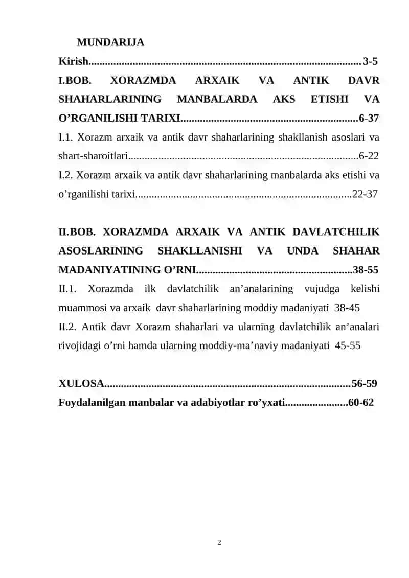 TEMIR VA ANTIK DAVRDA XORAZM VOXASI SHAXARLARINING MODDIY VA MANAVIY MADANIYATI 2