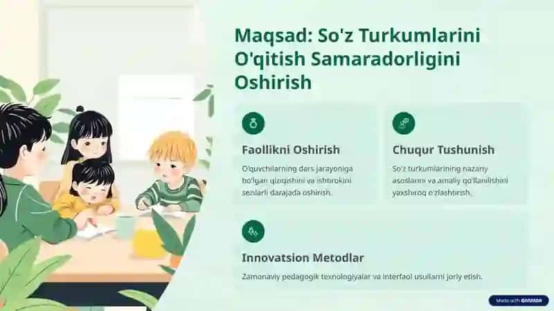 Son, olmosh so'z turkumlarini o'rganish darslari yuzasidan 1-4-sinflar uchun metodik tavsiyalar 2