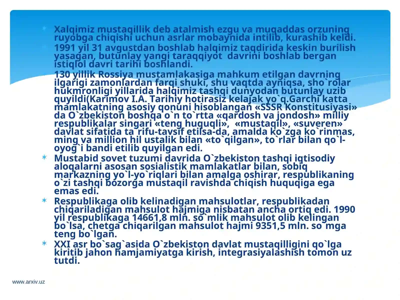 IQTISODIY VA IJTIMOIY SOHADAGI USTIVOR XALQARO REYTINGLAR VA ULARGA O`ZBEKISTONNING INTEGRASIYALASHUVI HAQIDA 2