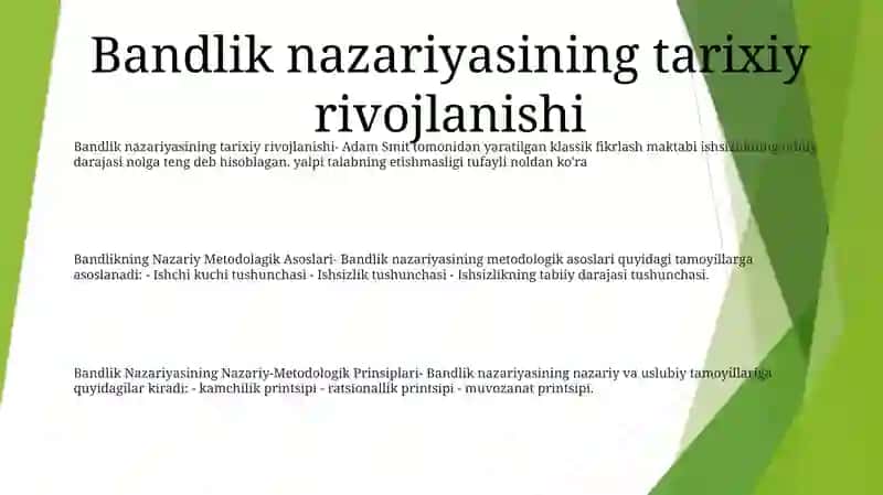 Bandlikning Nazariy Metodolagik Asoslari 2