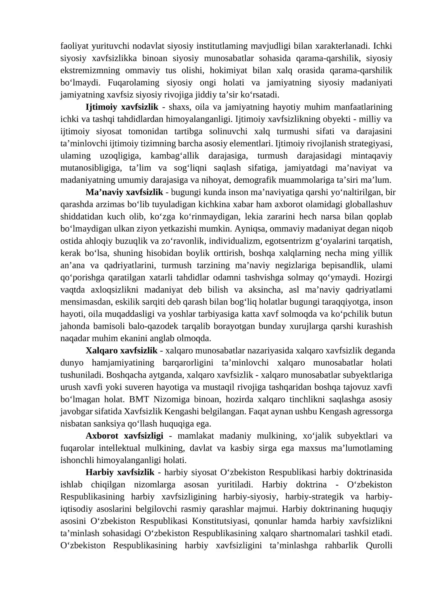 Axborot xavfsizligi tushunchasi 2