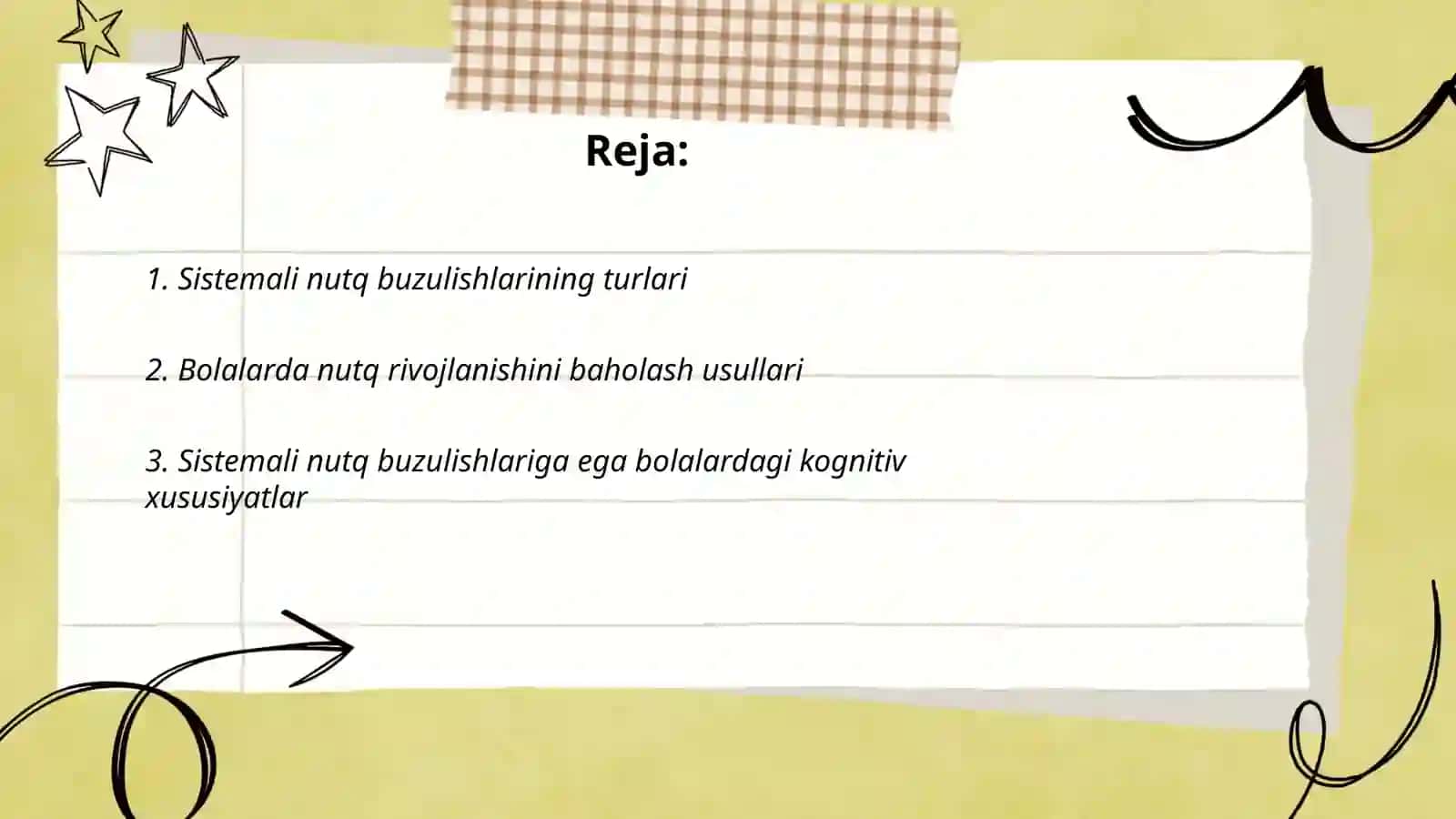 Sistemali nutq buzulishlari va ularning psixologik xususiyatlari 2