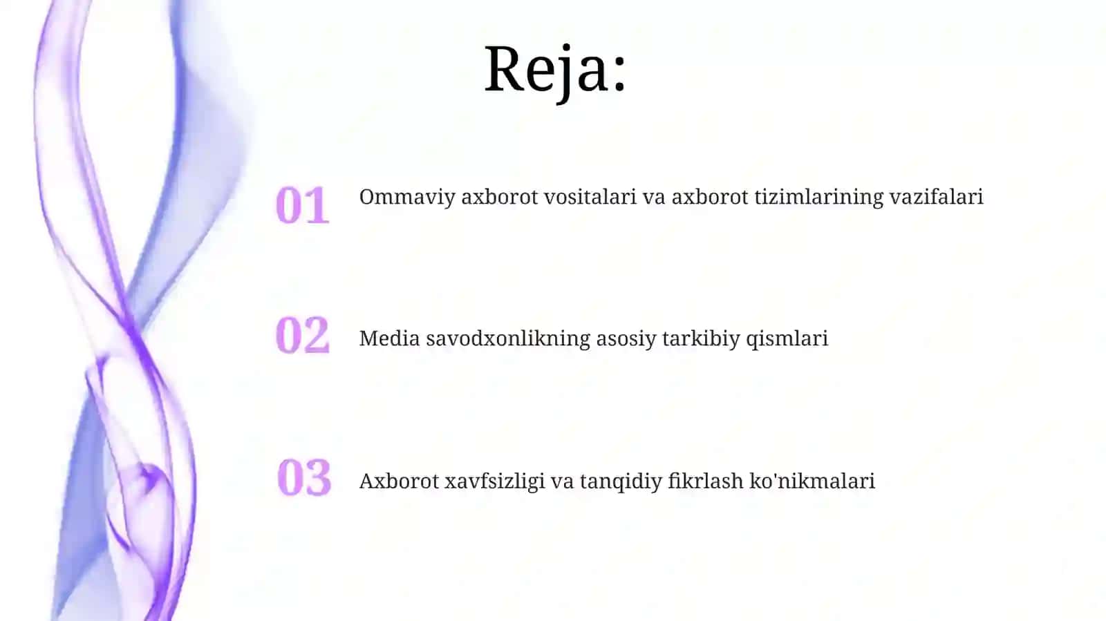 Ommaviy axborot vositalari va axborot tizimlarining vazifalari 2