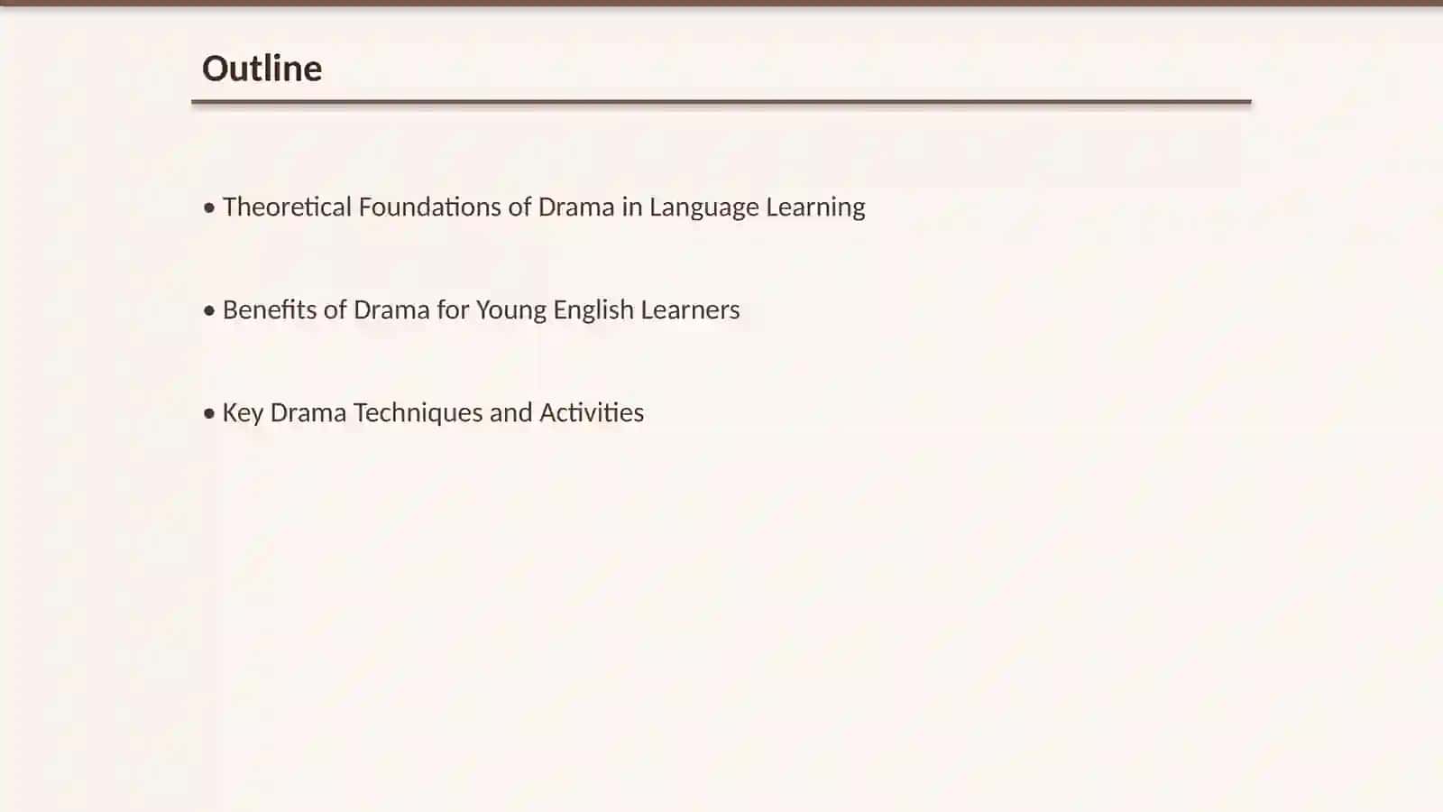 The use of drama in teaching English in younger classes 2
