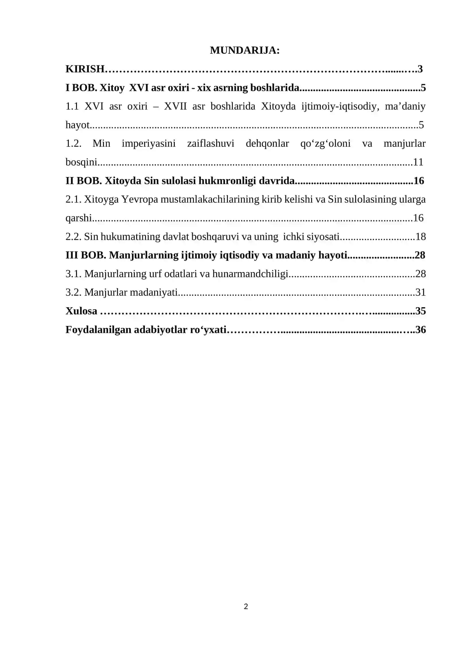 XITOYDA MANJURLAR HUKMRONLIGINING O'RNATILISHI, SIN HUKUMATINING ICHKI SIYOSATI 2
