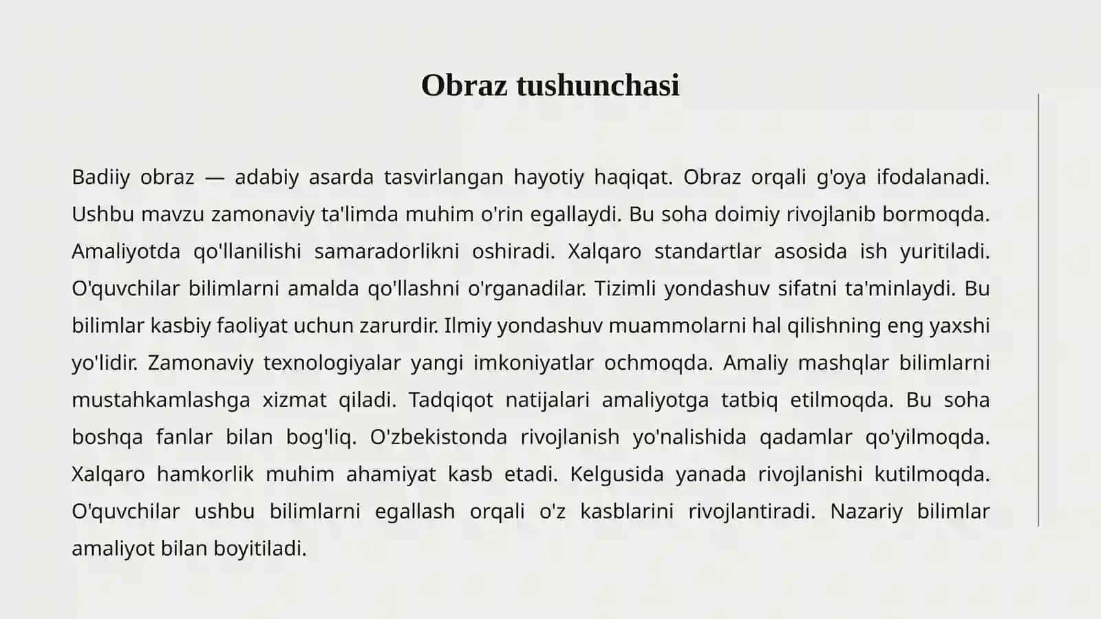 Badiiy obaz va xarakter 2