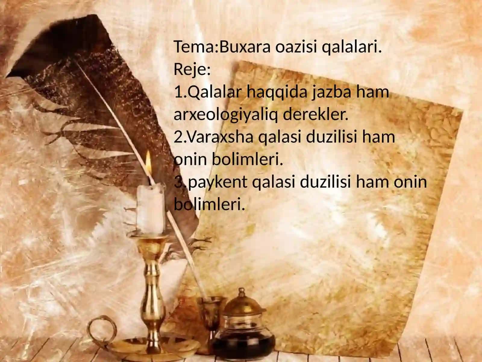 Qalalar haqida 2