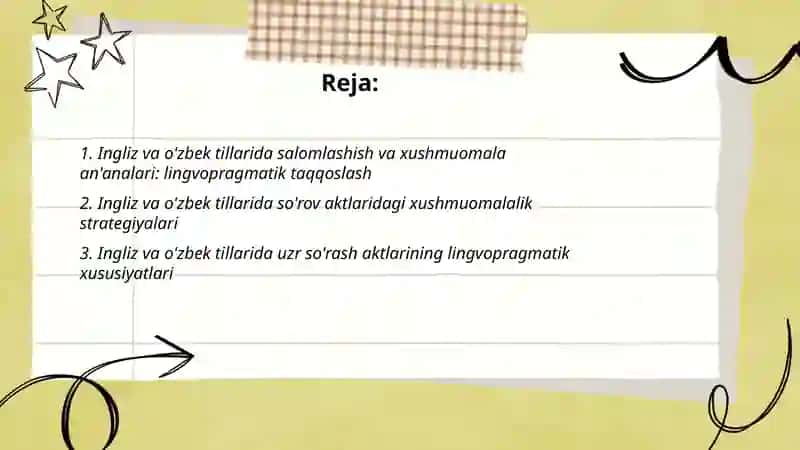 Ingliz va o'zbek tillarida xushmuomalalikning lingvopragmatik xususiyatlari 2