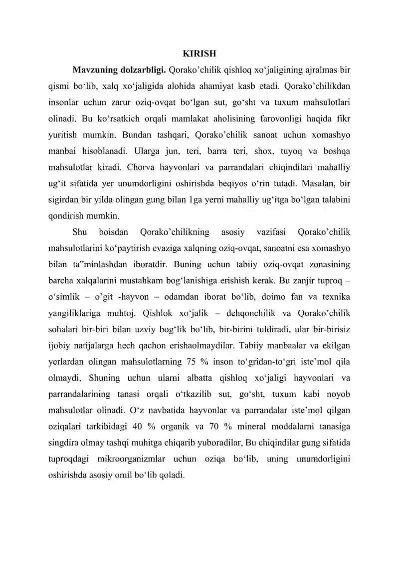 Qorako’chilik sohasi 2