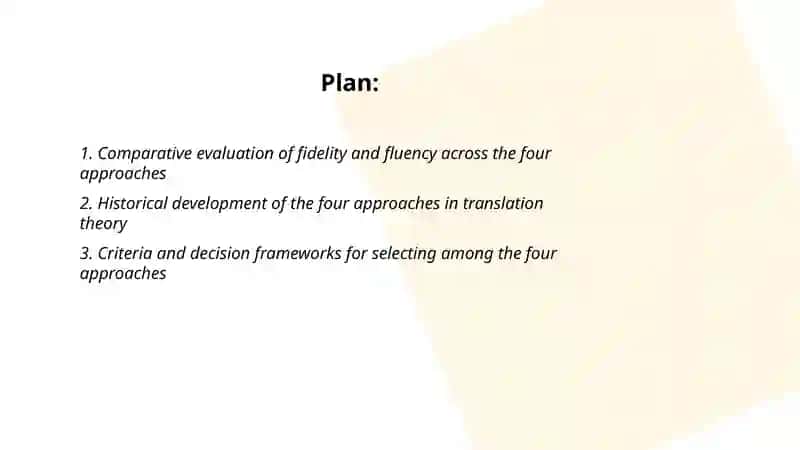 4 approaches in translation theory 2