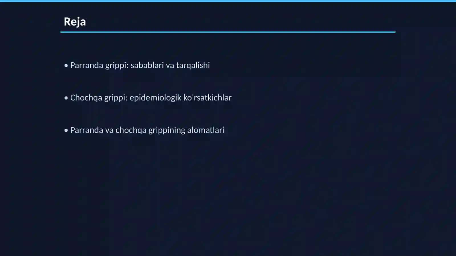 Parranda va chochqa grippi va uning xozirgi kundagi muammolari 2
