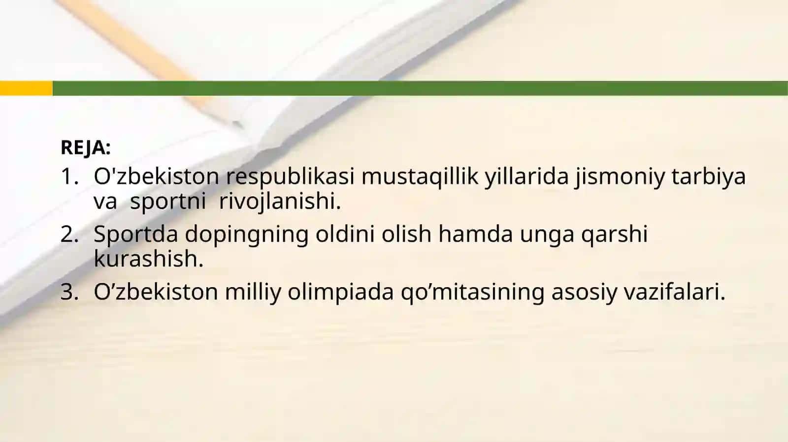 O'zbekiston respublikasi mustaqillik davrida sport turlarining rivojlanishi 2