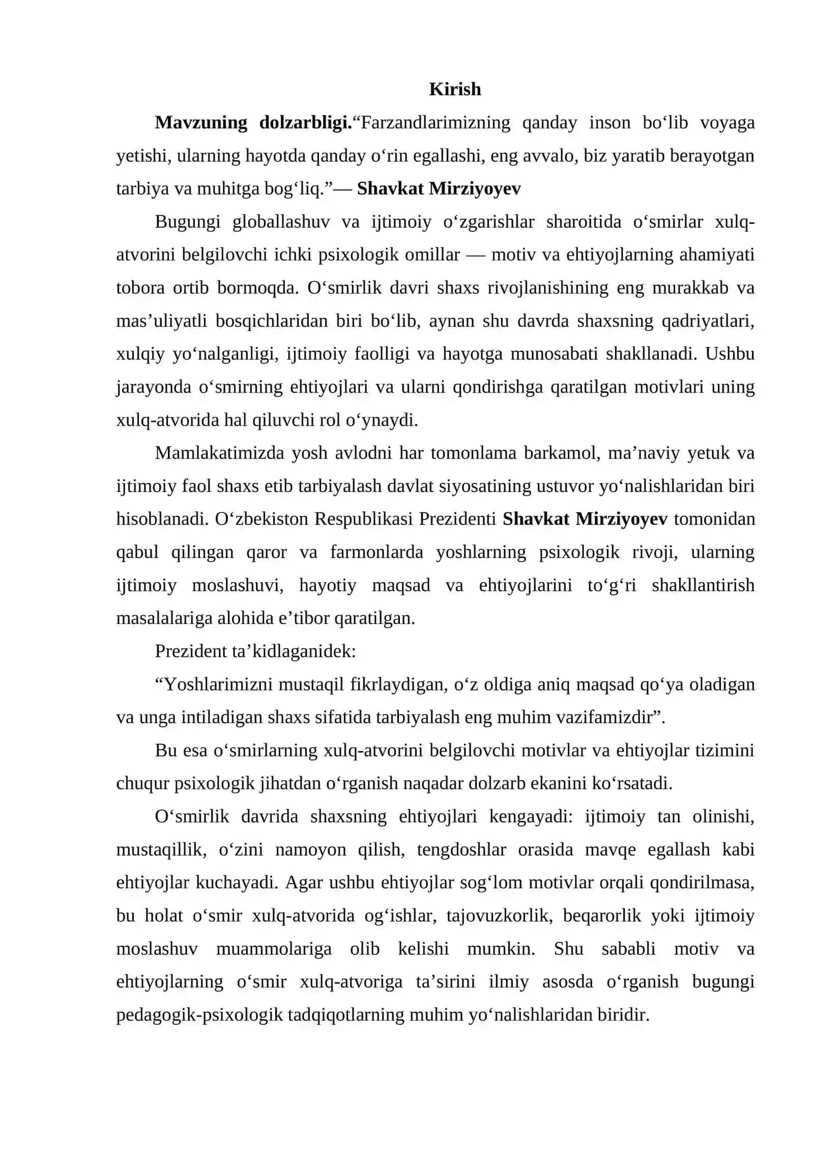O'smir xulq-atvoriga motiv va ehtiyojlarning ta'siri 2