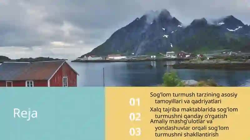Soglom turmush tarzini taminlashga oid xalq tajriba maktabi 2