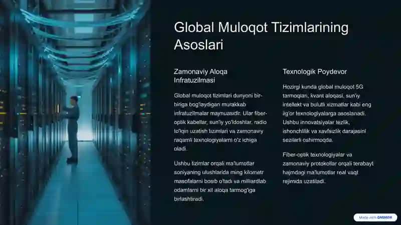 Global Muloqot Tizimlari 2