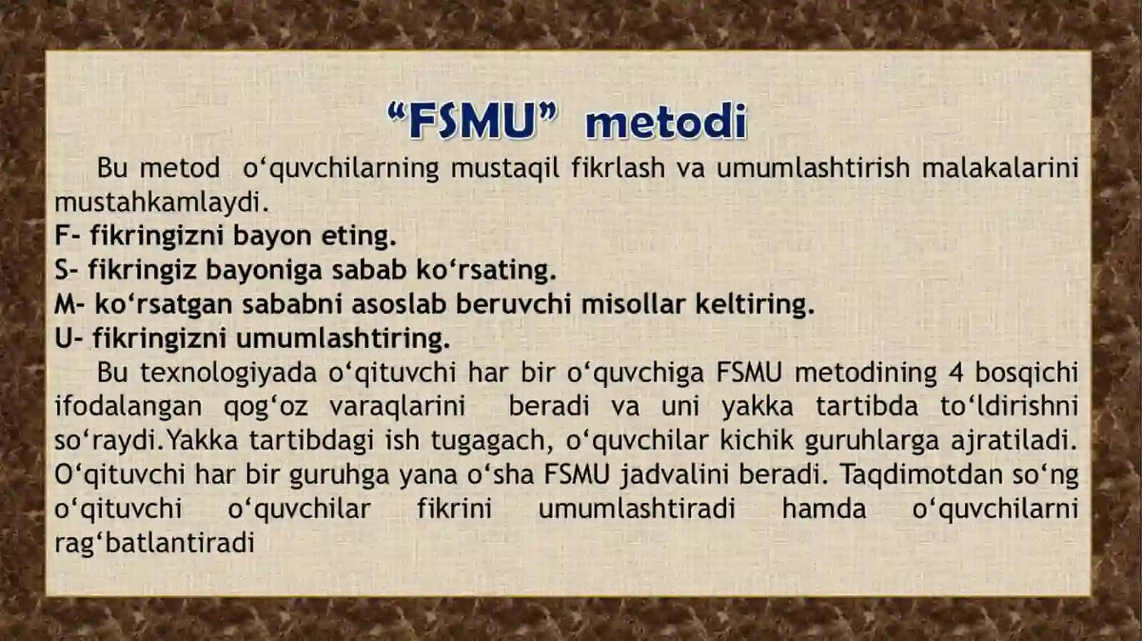 Informatikafanini o‘qitish metodikasi bo‘yicha asosiy tushunchalar, maqsad va vazifalari 2