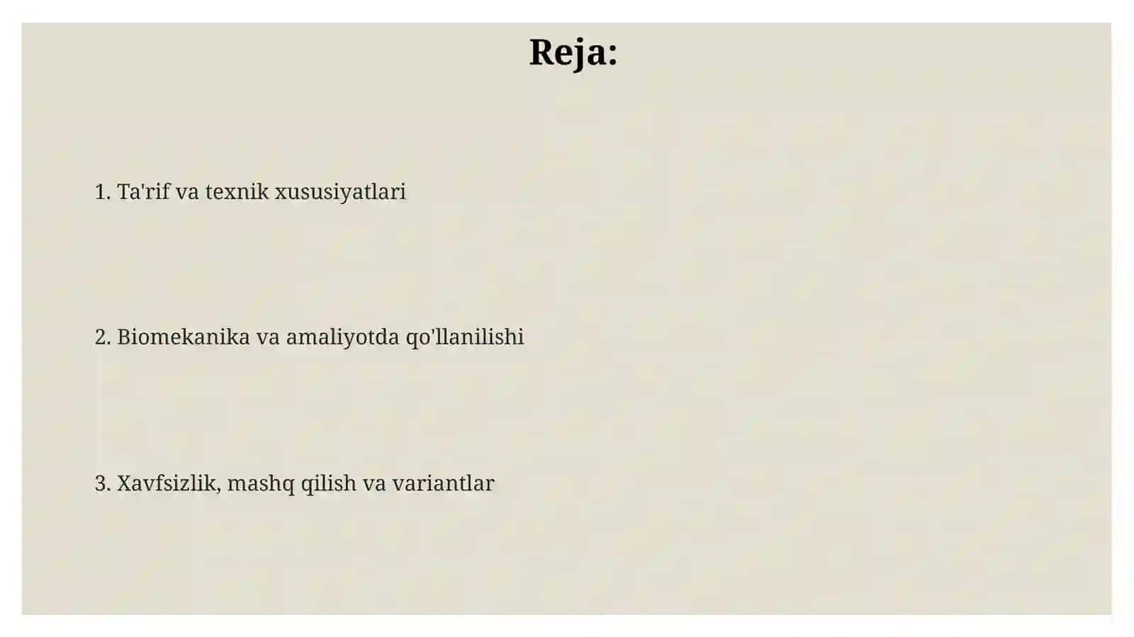 Bel va bo‘yin orqali tashlash 2