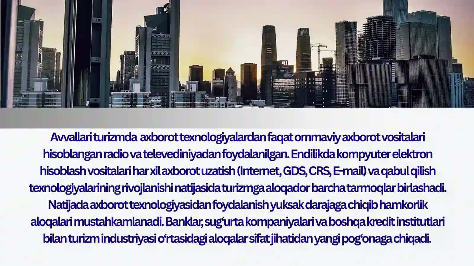 TURIZMDA INTERNET TIZIMLARINING AFZALLIKLARI VA KAMCHILIKLARI 2