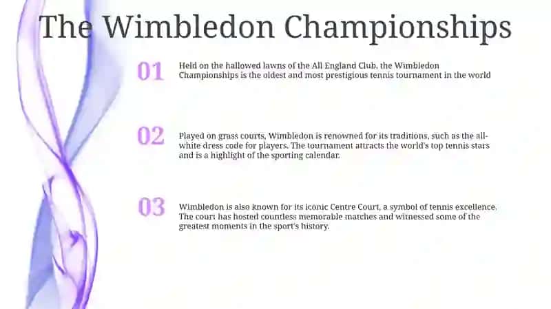 The Wimbledon Championships 2