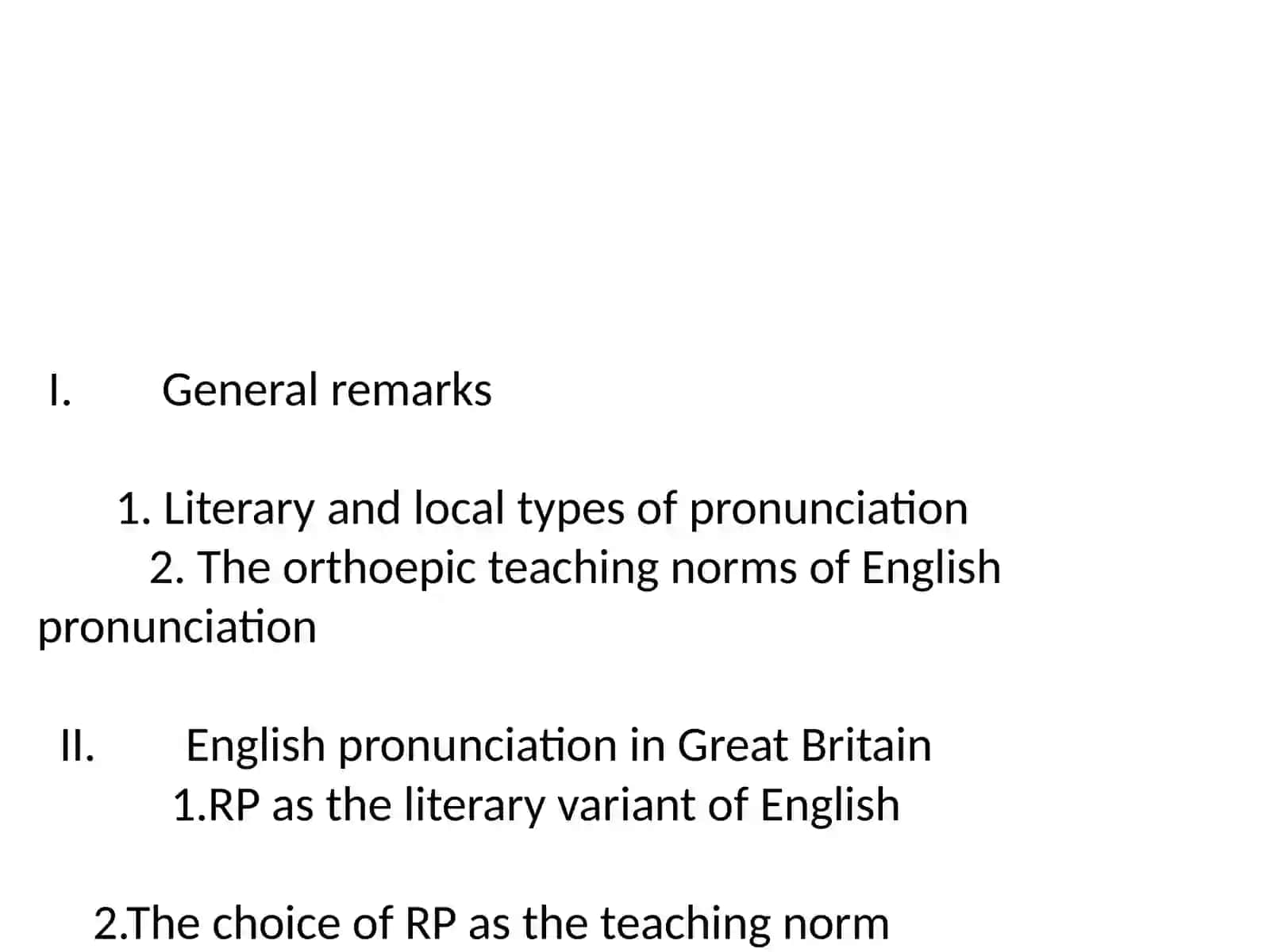English pronunciation and the status of RP in English 2