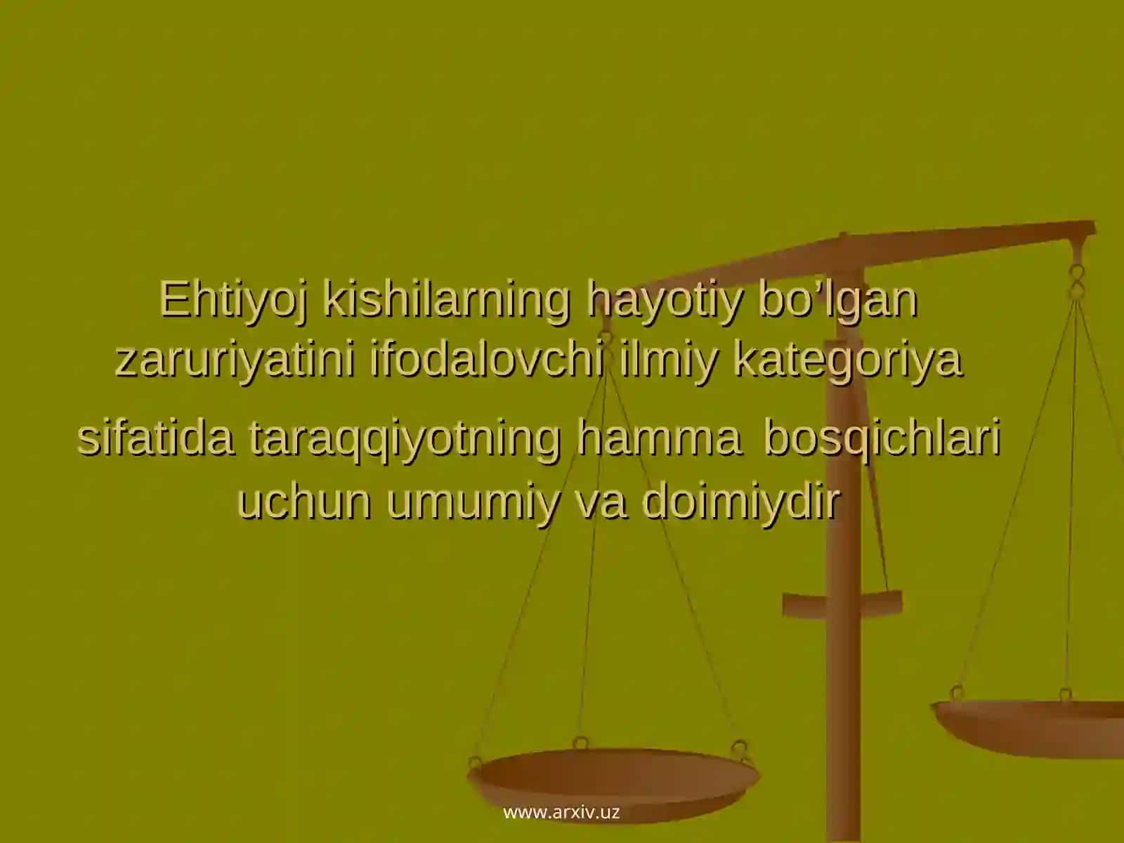 Ehtiyoj va talab 2
