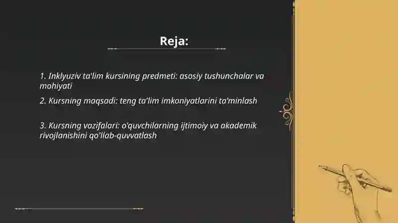 Inklyuziv ta'lim kursi 2