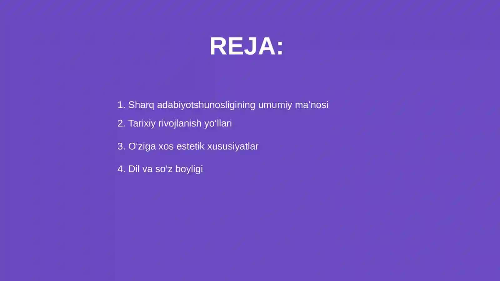 Sharq adabiyotshunosligining oʻziga xos jihatlari 2