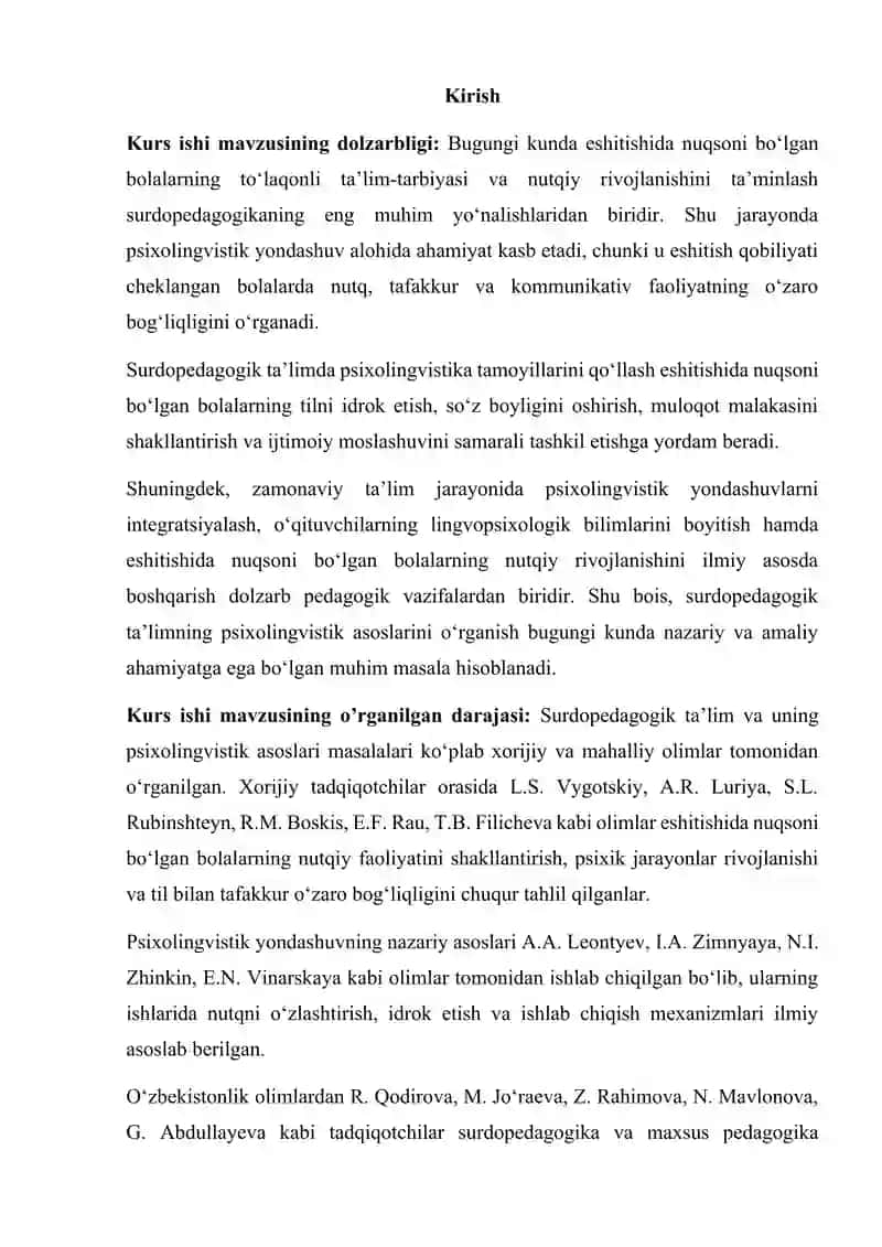 Surdopedagogik Ta'lim Psixolingvistik Asoslari 2