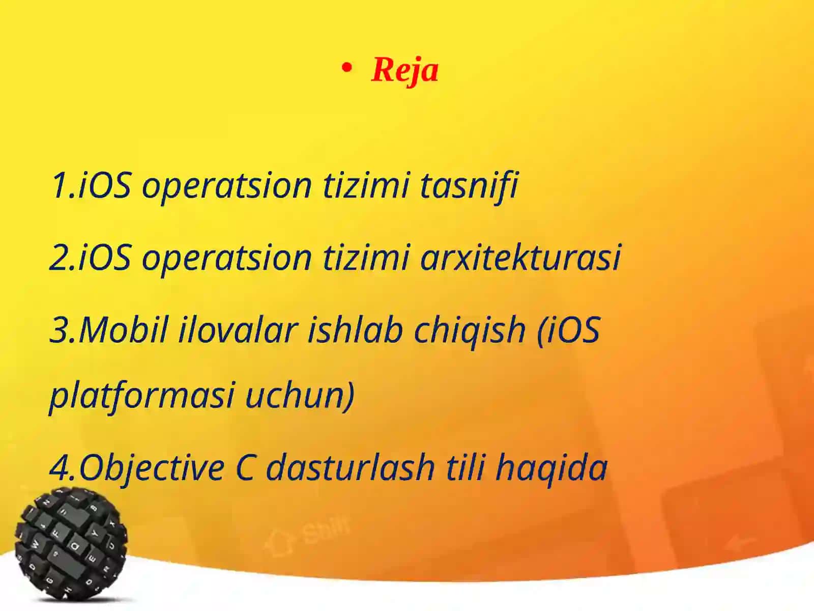 iOS operatsion tizimi 2