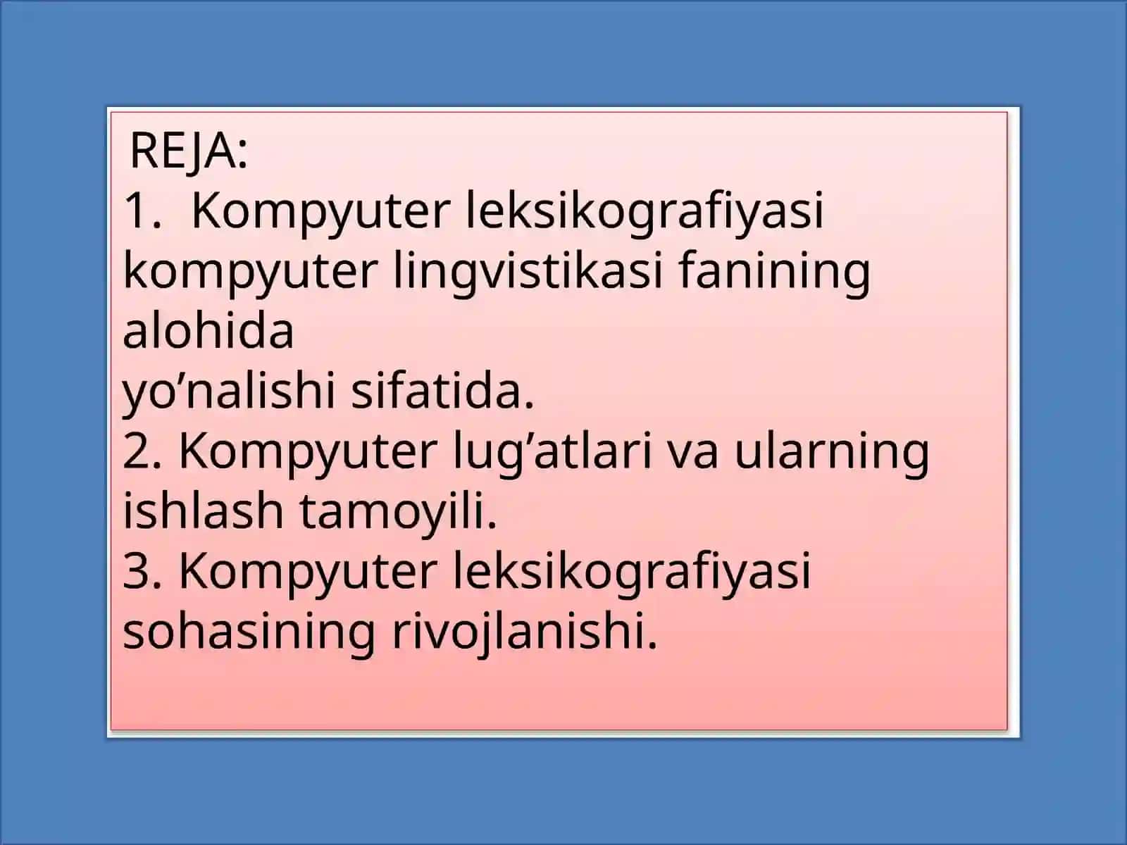 Kompyuterleksikografiyasi 2